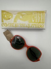 Vintage Sunglasses Model C-126 Red NOS in Box with Tags 1993
