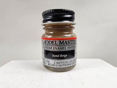 Testors Model Master Sand Beige 2710 Flat Enamel Paint .5 oz 1/2 oz