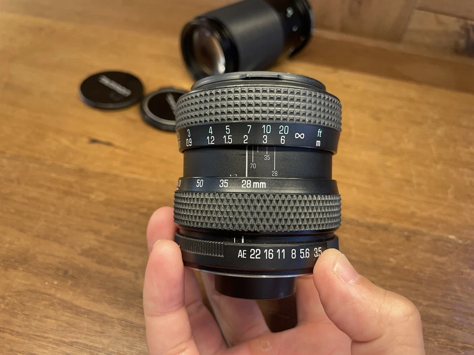 *2 Lens : Exc+5* Tamron 28-70mm F/3.5-4.5 & 70-150mm F/3.5 w/ Adapall Canon FD - Image 3 of 4