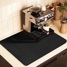 Best Coffee Mat for Countertops,Coffee Bar Accessories Fit Under Maker Espresso