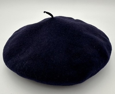 Vintage Kangol Beret Hat Large 100% Pure Virgin Wool Made In England 