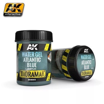 AK Interactive AK8003 - Water Gel Atlantic Blue - 250Ml (Acrylic)  - Neu