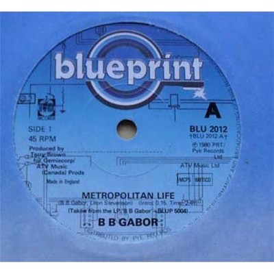 B B GABOR METROPOLITAN LIFE 7'' 190 WITH ALL THE TIME UK