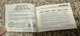 Xexyz NES Manual Only NES Nintendo READ