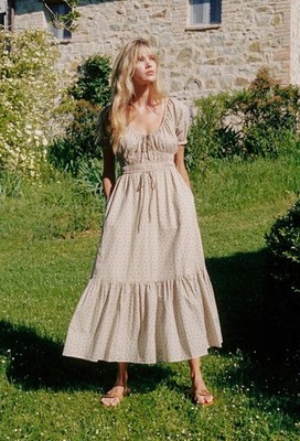 Christy Dawn ''Brynne'' Dress in Creme Strawberry, Size M