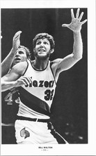 1982 Portland Trail Blazers NBA Photo - Bill Walton - Vintage Basketball Page