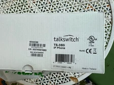 Pair of TalkSwitch TS-350i IP Phones – Programmable Keys, PoE, Brand new