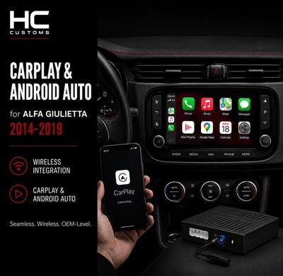 Alfa Romeo Giulietta 2014 2019 7  Wireless CarPlay Android Auto Decoder Module