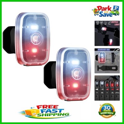 High Visibility Rechargeable LED Safety Lights - 5 Modes for Runners & Cyclists