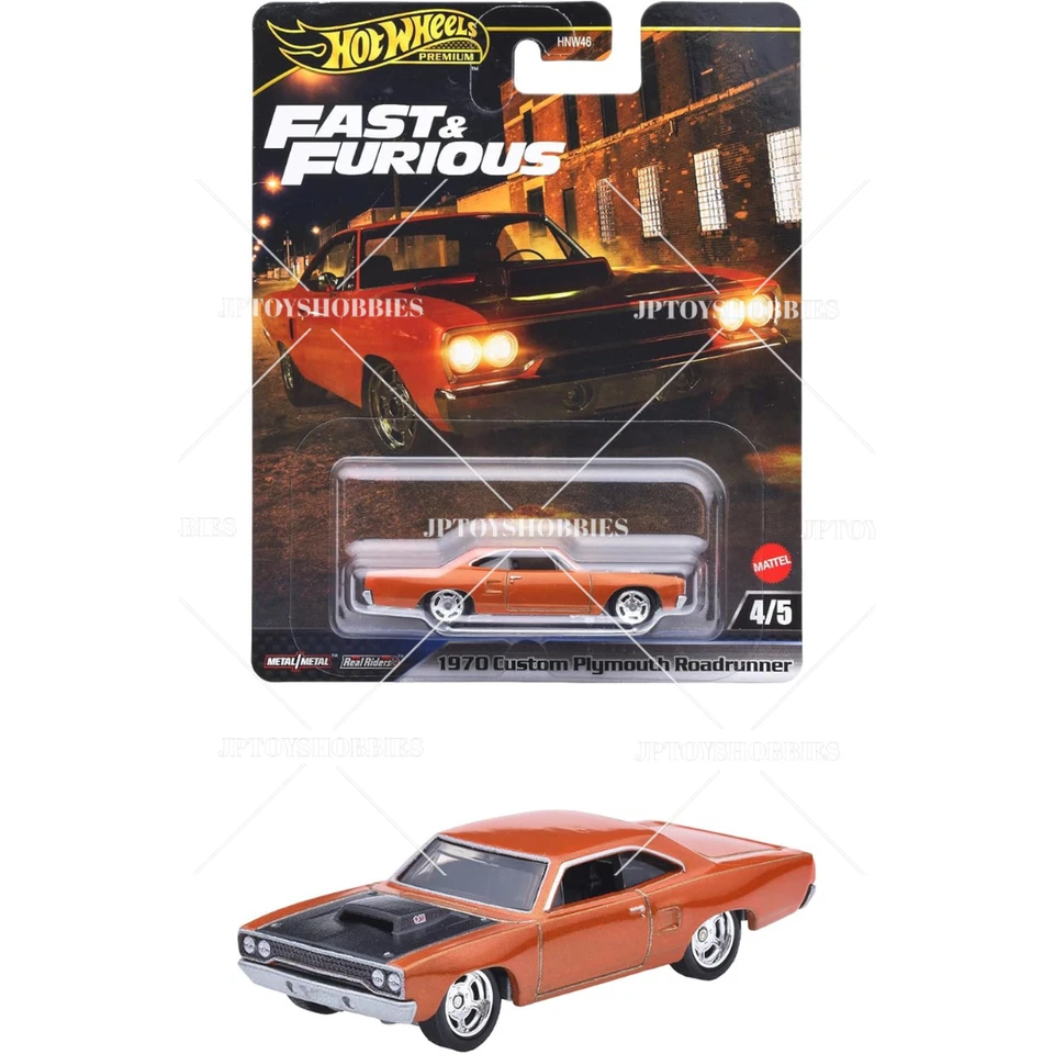 Hot Wheels Fast & Furious 1970 Custom Plymouth Road Runner Set 1 10 20 - Image 4 of 4