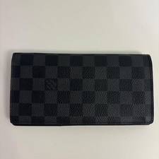 New Louis Vuitton Damier Graphite Portefeuille Brazza Long Wallet