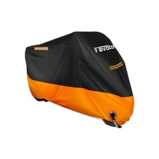 Favoto Motorrad Abdeckplane Outdoor Motorradabdeckung XL 210T Oxford Stoff Abde