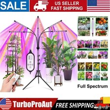 5-Head Full Spectrum Grow Light for Indoor Plants with Adjustable Tripod Stand