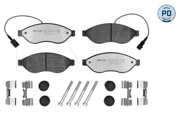 025 244 6819-1/PD MEYLE brake pad set, disc brake for Citroën, Fiat, Opel