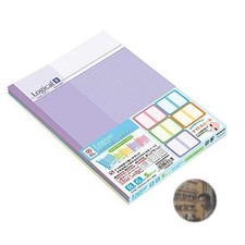 Nakabayashi Logical Notebook B5 B-Ruled 6mm 30 Sheets 5-Pack Pastel New