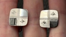 Hickok Sterling Silver Modernist Atomic Stars...