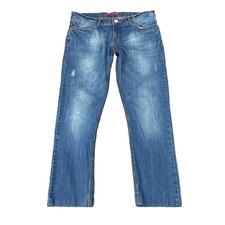 Levis Red Loop Jeans Mens 36x34 Faded Blue Pants