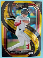 2025 Panini Select Baseball Premier Level True Gold /10 #192 Roman Anthony RC