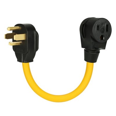 1.5FT Dryer Adapter, 30A NEMA 14-30P to 6-50R, 10AWG, Heavy Duty, 250V