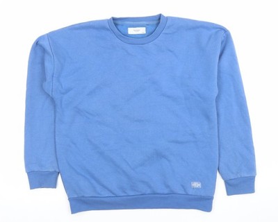 Reserved Jungen Sweatshirt blau Rundhals 158 cm Baumwollmischung Eco Aware