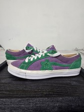 Converse Golf Le Fleur x OneStar OX Purple Heart Jolly Green Mens 9.5 Women 11.5