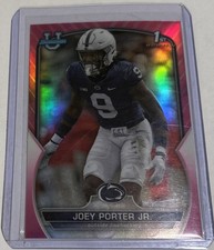 2022 Bowman University Chrome - Joey Porter Jr. #79 Pink Refractor (RC)