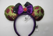 Disney Parks Snow White Evil Queen Poison Apple Minnie Ears Headband 2025