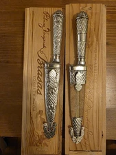 Two Great Silver Gaucho Daggers