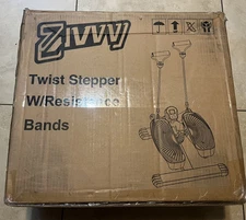 Zivvy TWIST STEPPER W/RESISTANCE BANDS New