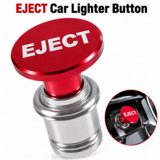 12v Car Cigarette Lighter Replacement Button Eject Aluminum Plug Universal Red 12v Car Cigarette Lighter Replacement Button Eject Aluminum Plug Universal Red