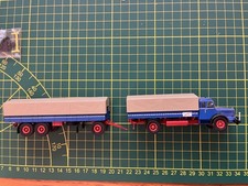 Brekina 1:87 Krupp Südwerke Titan LKW mit Anhänger sehr guter Zustand,