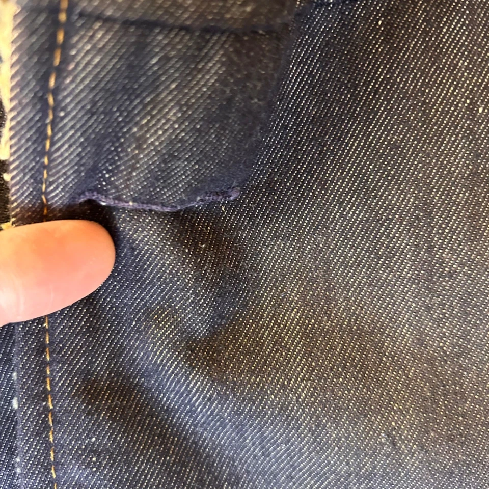 Abrigo de invierno vintage Toughskins niños 4T denim forrado sherpa estilo occidental Foto 4 de 4