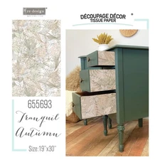 Tranquil Autumn | Décor Decoupage Tissue | Redesign with Prima