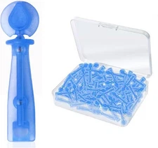 Professional 50pcs Disposable Blackhead and Blemish Remover Tools for Blue 