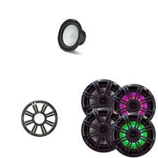 Kicker Marine  2 Pair  OEM 6.5" Coaxial Speakers  10" Marine Subwoofer, Bo...