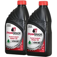 Brad Penn / PennGrade 71506 1 Semi-Synthetic Engine Oil, 10W30, 2 Quarts 2 Pack