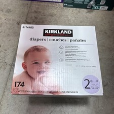 Kirkland Signature Diapers, Size 2 174-Count 