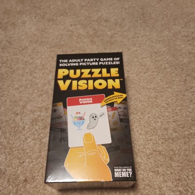 Puzzle Vision - The Adult Party Game by WhatDoYouMeme ( New 2-20 Players ) NIB