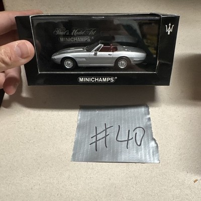 MINICHAMPS PMA 1 43 MASERATI Ghibli Spider 1969 (Silver) # 400123331