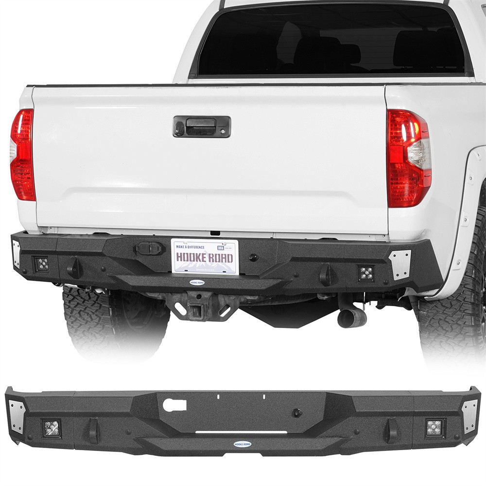 Fit 2014-2021 Toyota Tundra Full Width Rear Bumper Reinforcement Steel w/ Light