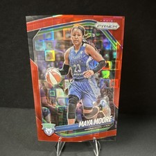 Panini 2025 Prizm WNBA Maya Moore Red Pandora #135 Minnesota Lynx /199