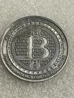 Scarce! Antiqued Bitcoin 1 Troy Oz .999 Fine Silver Round- Anonymous Mint