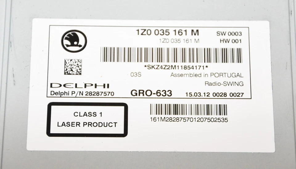 Autoradio CD-Radio  1M0035161M Octavia 1Z Original Delphi - Bild 3 von 4