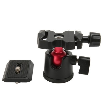 Camera Mount Clamp With Ball Head 3/8 To 1/4 Screws Connector Metal Super Cl HOT