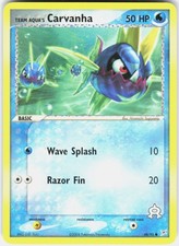 Team Aqua's Carvanha EX Team Magma vs Team Aqua 48/95 NM on eBay