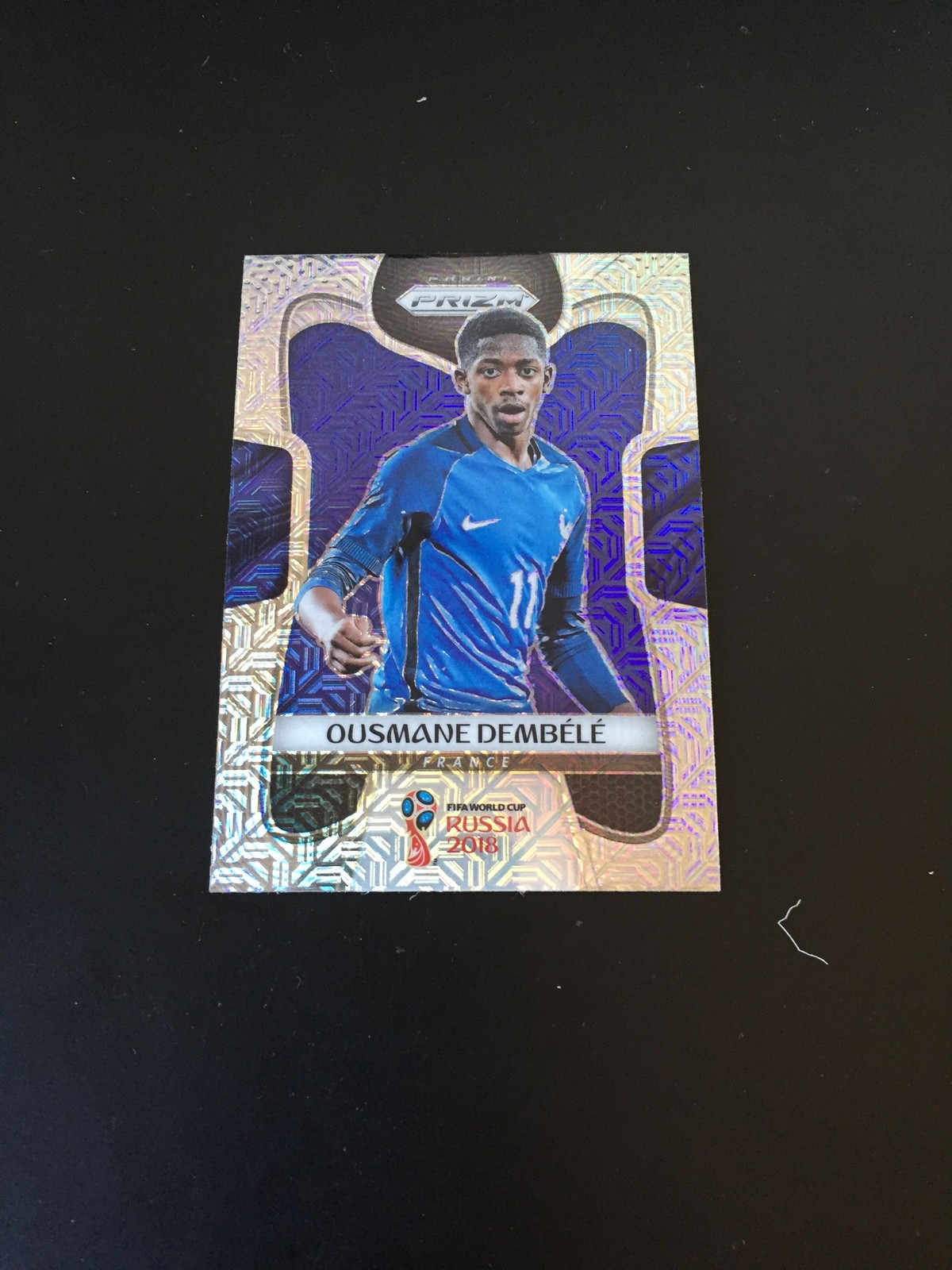 2018 Panini Prizm FIFA World Cup Ousmane Dembele France PSG Rookie RC Mojo SSP