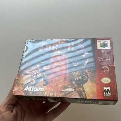 New Turok 3 Shadow of Oblivion Nintendo 64 N64 Factory Sealed Box