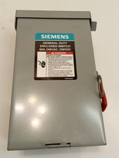 Siemens GNF322A General Duty Enclosed Safety Switch 60A 3-Pole 240V Non-Fusible
