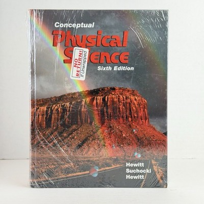 Conceptual Physical Science 6th Edition Pearson Hardcover Factory Sealed New