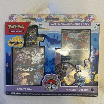 Pokémon World Championships Deck Honolulu 2024 Ancient Toolbox Roaring Moon  Sak…